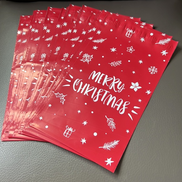🎅🏼12 pcs Christmas Poly Mailers 6"x9" inches - Picture 2 of 9